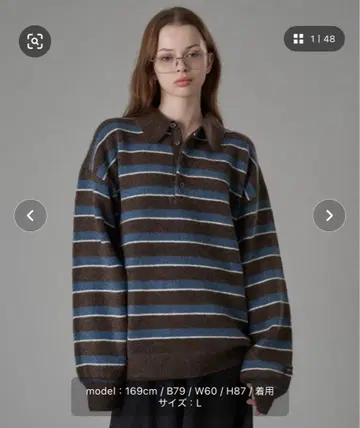 ONCILY 스트라이프 스웨터 L 사이즈