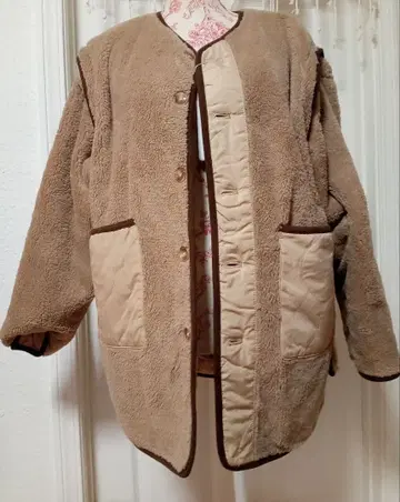 L 사이즈 플리스 퀼팅 자켓