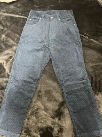 네이비 코듀로이 워크 팬츠