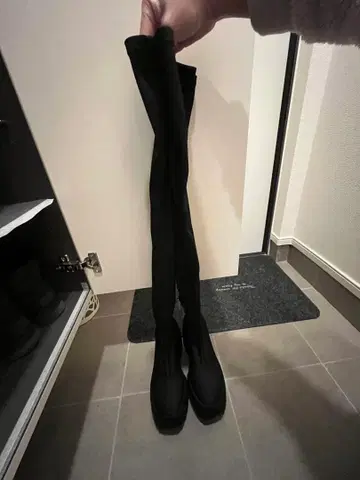 YELLO TOKYO BLACK 롱 부츠