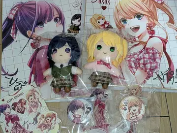 citrus + 아이하라 메이 유즈 생일 세트 봉제 인형 사부로타 백합