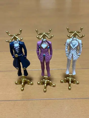 죠죠의 기묘한 모험 피규어 3개 세트 캡슐 토이