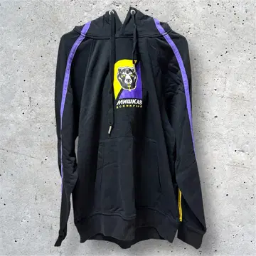 미쉬카 로고 후드티 블랙