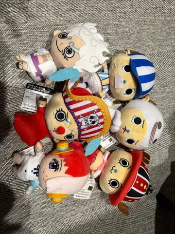 원피스 봉제 인형 6체 세트