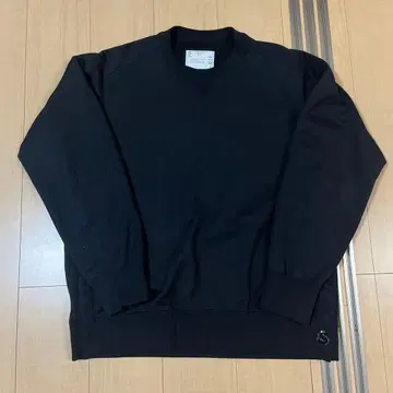 sacai 맨투맨 트레이닝복 블랙 사이즈 2