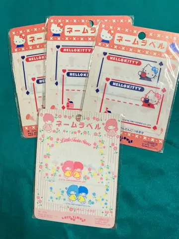 [ 산리오 네임 라벨 4장 ] 입니다