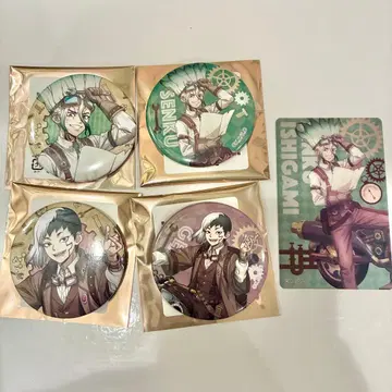 DR.STONE 센쿠 겐 투링 캔뱃지 클리어 카드