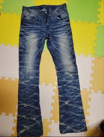 MIDAS 데미지 가공 플레어 데님 팬츠 M