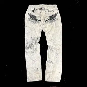 RED PEPPER 스컬 자수 팬츠 사이즈 30