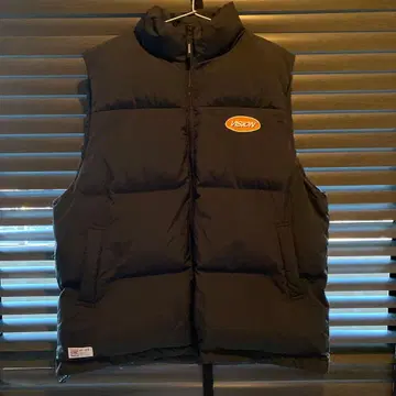 VISION STREET WEAR 블랙 다운 베스트