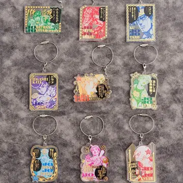 죠죠 월드 원작 아크릴 와이어 키링 9개 컴플리트