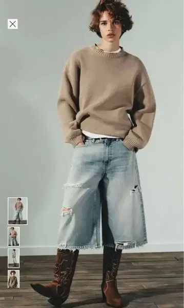 ZARA 오버 사이즈 니트 스웨터 S