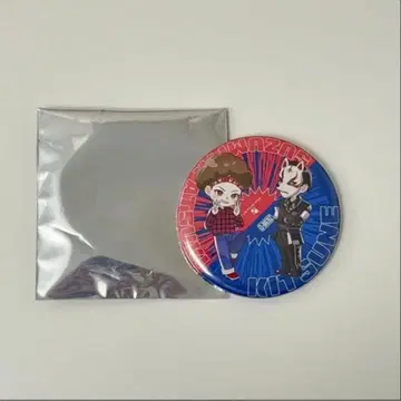 캐릭터 캔뱃지 파랑과 빨간색