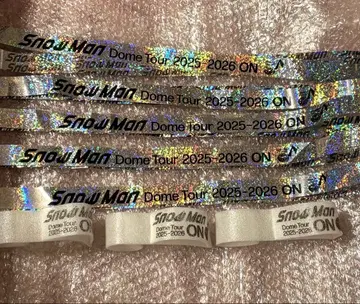 SnowMan ON 은색 테이프 음표