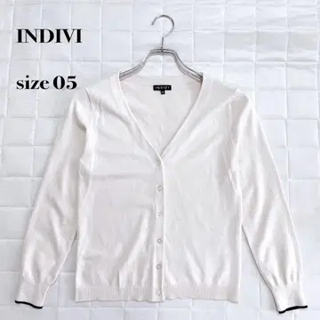 INDIVI 라이트 베이지 가디건 size 05(S)