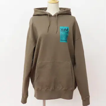 브라운 후드티 [ X-girl ]