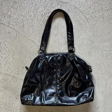 y2k 그런지 헤이세이 인조 가죽 핸드백