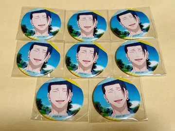 주술회전 회옥 옥절 백면상 캔뱃지 게토 스구루 8개