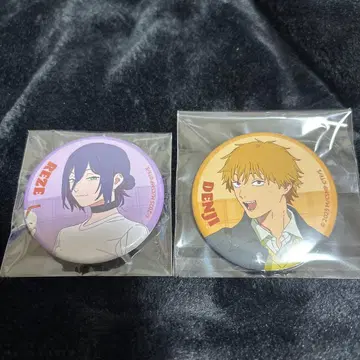 체인소 맨 콜라보 카페 덴지 레제 캔 배지