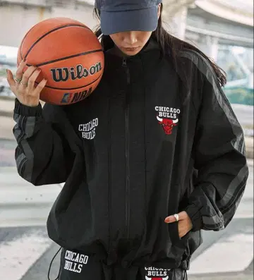 시카고 불스 나일론 자켓 M 블랙