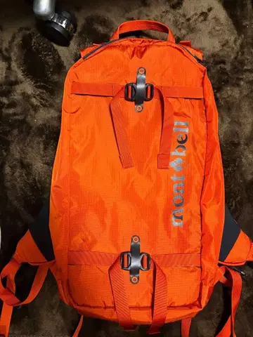 몽벨 오렌지 백팩 폴라인팩 15