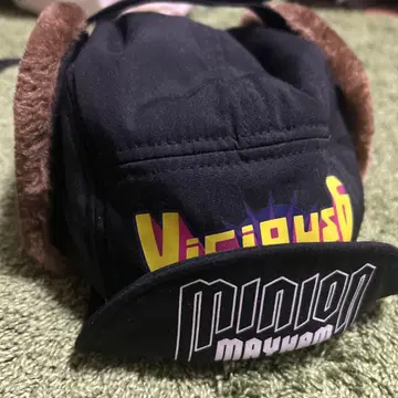 USJ 미니언즈 비셔스 귀마개 달린 모자