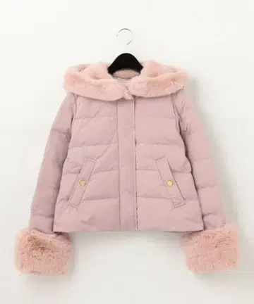 GRACE CONTINENTAL 숏 다운 자켓 핑크