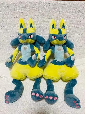 [ 포켓몬 ] 옐로우 컬러 루카리오 이로치 봉제 인형