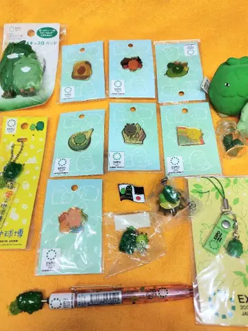 아이치 지구박람회 모리조 키코로 18점 일괄 핑 배지 스트랩 새상품 잡화