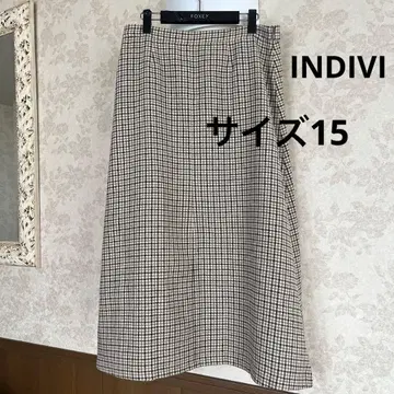 새상품급 빅 사이즈 15 인디비 허리밴딩 롱 스커트