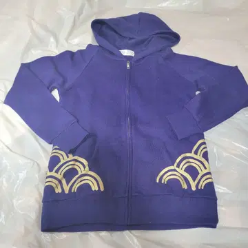 구제 의류 쿠라시키 청바지 레어 보라색 후드 부착 후드티 일본풍 패턴