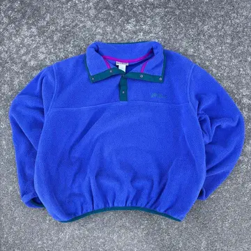 1990s~ ll.bean fleece snap tee