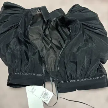 SNIDEL 블랙 반팔 가디건 사이즈 1