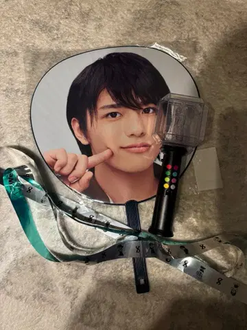 timelesz 응원봉 부채 은색 테이프 세트 시노즈카 다이키 FAM