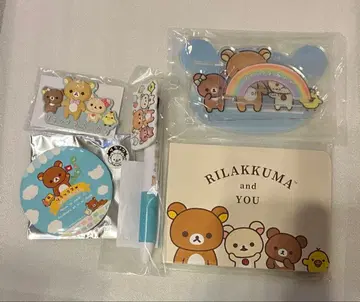 리락쿠마 캐릭터 굿즈 세트