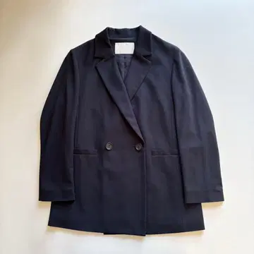 [ 보르지 ] 프레셔스모크 더블 브레스트 자켓 네이비 34