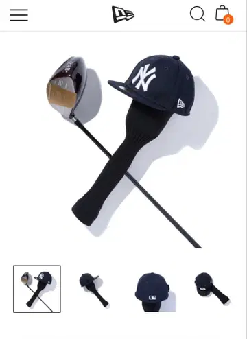 뉴에라 MLB 뉴욕 양키스 골프헤드커버 드라이버용