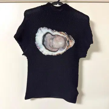 musubore pleatsed print tops 굴