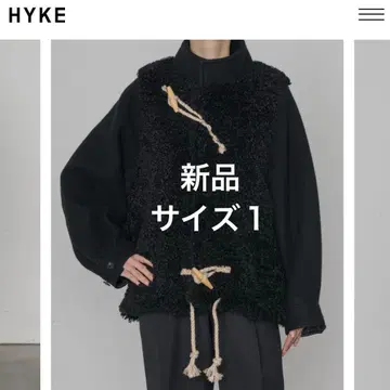 새상품 HYKE 하이크 25AW 더블 페이스 보아 더플 자켓