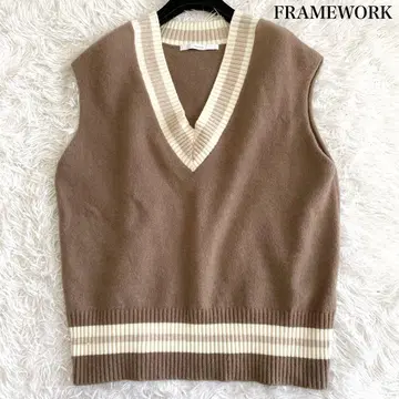 FRAMEWORK 칠드런 베스트 니트 프리 사이즈 23AW 정가 1.8만