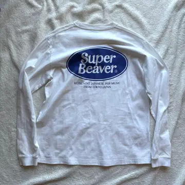 Super beaver 롱 T셔츠 양면 디자인 시부야 류타