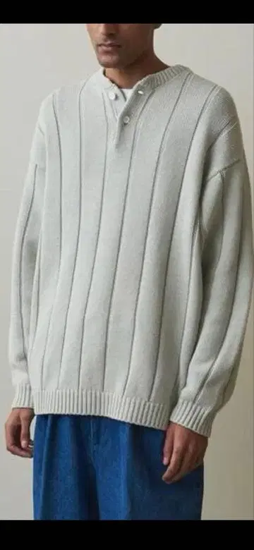 steven alan 아이스 블루 루즈핏 니트