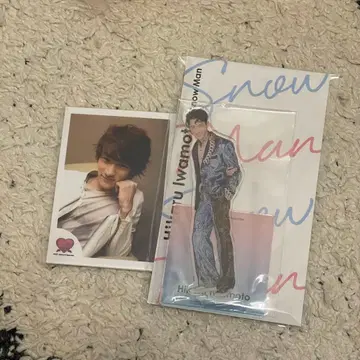 이와모토 테루 Snow Man 아크릴 스탠드 미니 사진