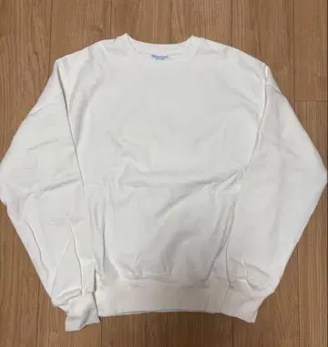 챔피온 파랑 택 리버스 위브 크루 맨투맨 화이트 M 사이즈