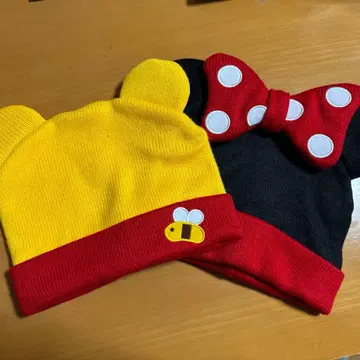 푸우풍 귀도리 모자