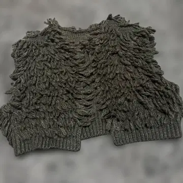 Ungrid 루프얀 니트 베스트 블랙 언그리드 베스트