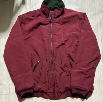 L.L.Bean 웜업 자켓 버건디 플리스 자켓