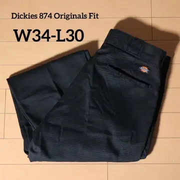 Dickies 오리지널 핏 874BK 블랙 34 x 30