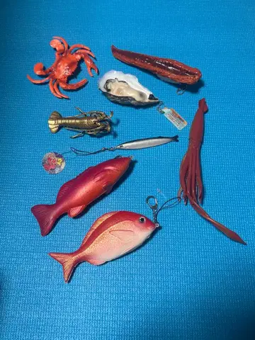 해양 생물 피규어 8개 세트