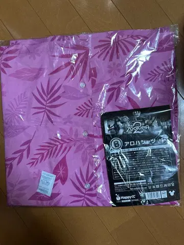 주토피아2 해피 복권 B상 알로하 셔츠 핑크 정품 미개봉